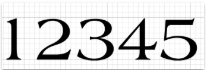 Americana number style